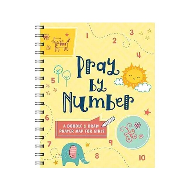 Pray by Number (Girls): A Doodle and Draw Prayer Map for Girls