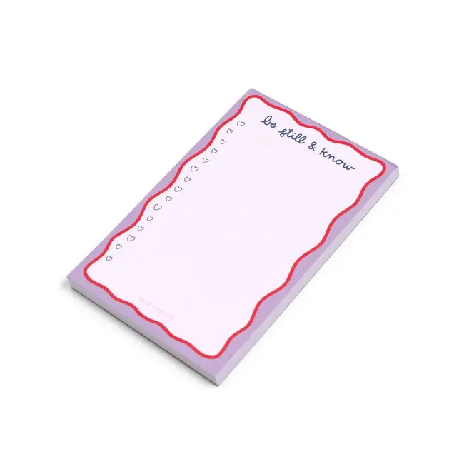 Be Still & Know Notepad