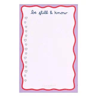 Be Still & Know Notepad
