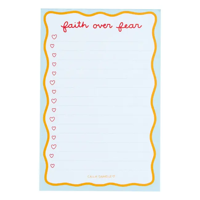 Faith Over Fear Notepad