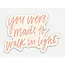 Walk in Light Sticker