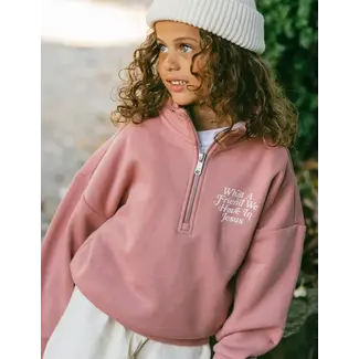What A Friend in Jesus Kids Half-Zip -