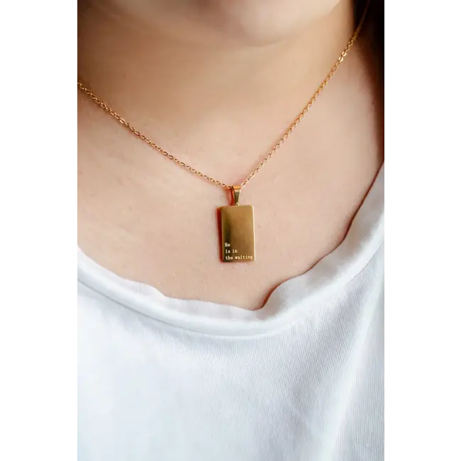 Necklace: 18kt Gold He Is in the Waiting