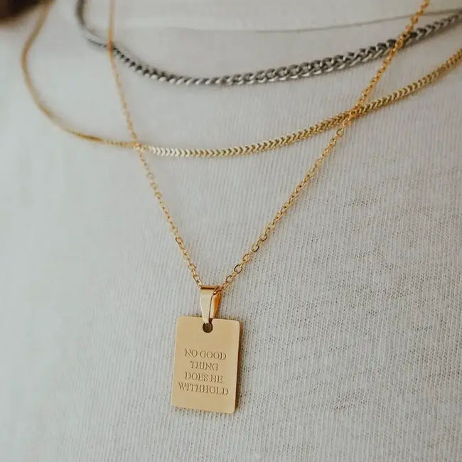 Necklace: No Good Thing Does He Withhold