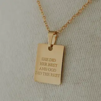 Necklace: She Did Her Best