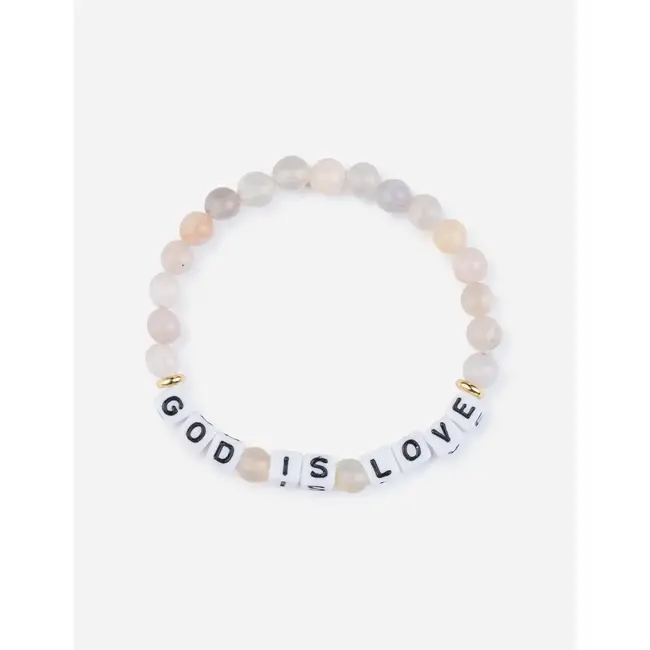 God is Love Letter Bracelet