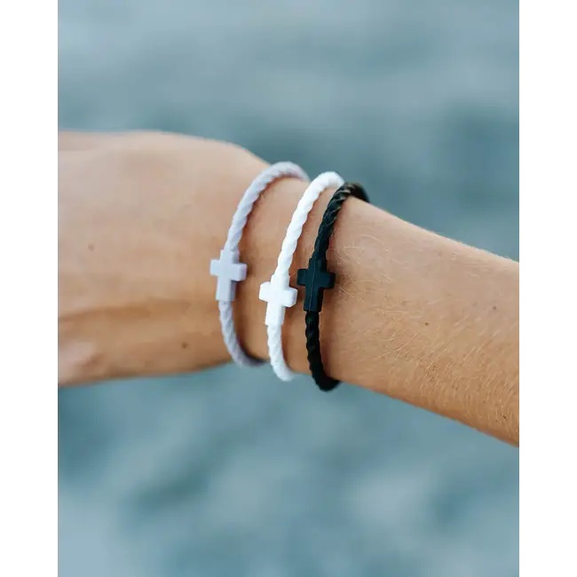 Infinity Cross Bracelets-Black/White/Grey -