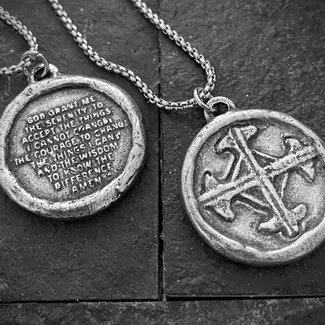 Serenity Prayer Men's Necklace