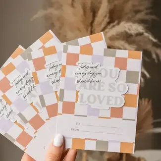 You Are So Loved Sticker Cards - Set of 4