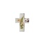 Dried Flower Resin Cross with Fern
