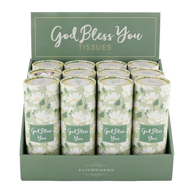 God Bless You Tissues - Daisy