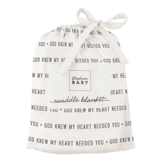 Swaddle Blanket - God Knew My Heart Needed You
