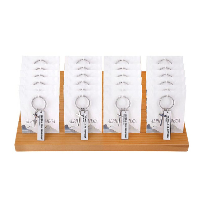 Alpha & Omega Keychain -