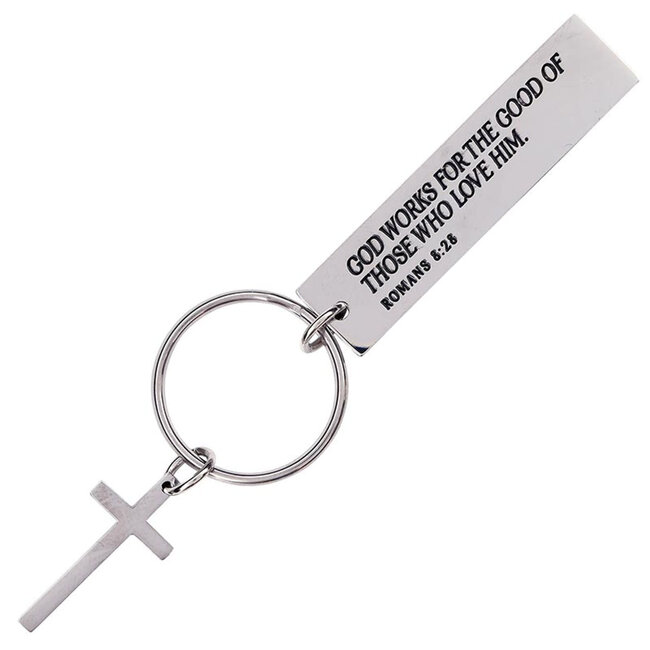 Alpha & Omega Keychain -