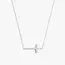 Hypo-Allergenic Water Resistant Silver Stainless Steel Cross Charm Necklace
