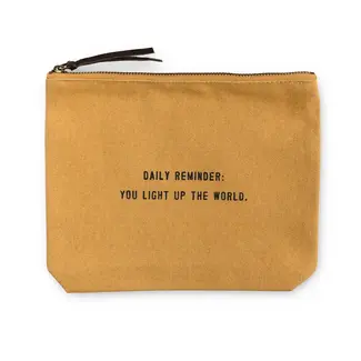 Daily Reminder Canvas Bag- Sunflower