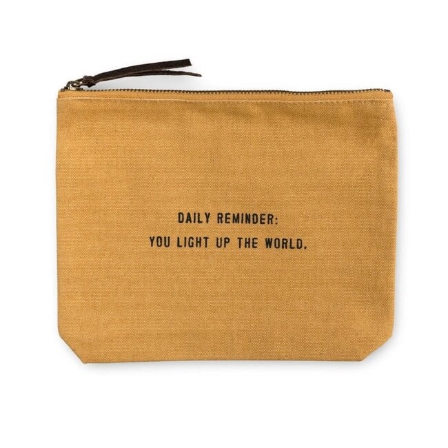 Daily Reminder Canvas Bag- Sunflower