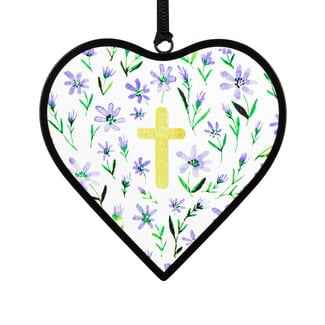 Faith Heart Suncatcher