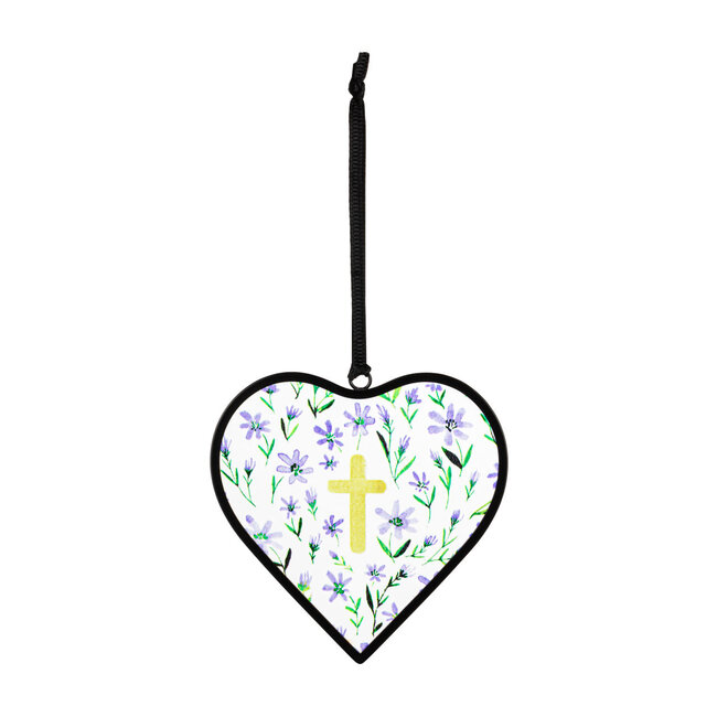 Faith Heart Suncatcher