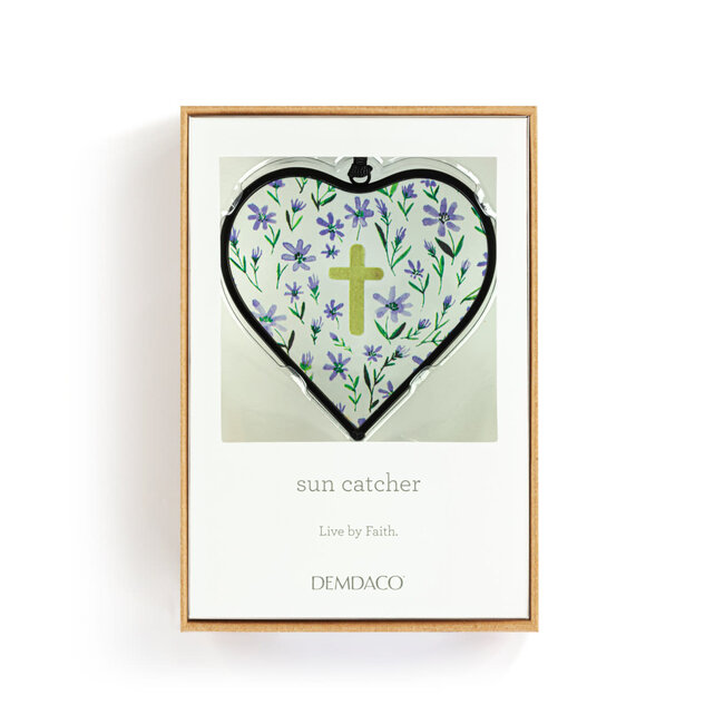 Faith Heart Suncatcher