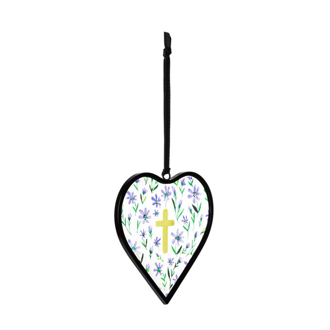 Faith Heart Suncatcher