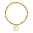 Tiny Cross Bracelet - White Cross