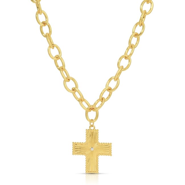Cross Statement Necklace
