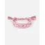Pink Embroidered WWJD Bracelet