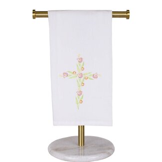 Tulip Cross Flour Sack Hand Towel