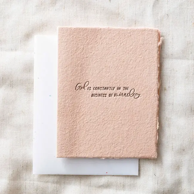 God Miracles | Religious Eco-Friendly Greeting Card