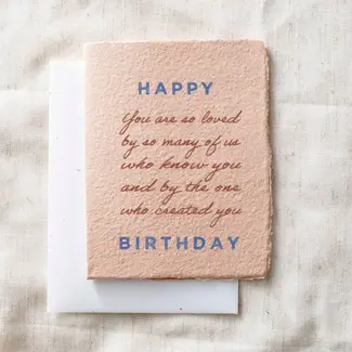 You Are Loved | Happy Birthday Christian Greeting Card