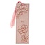 Trust Mottled Blush Faux Leather Bookmark - Proverbs 3:5