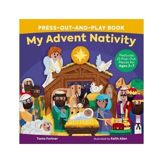 Tama Fortner My Advent Nativity Press-Out-and-Play Book