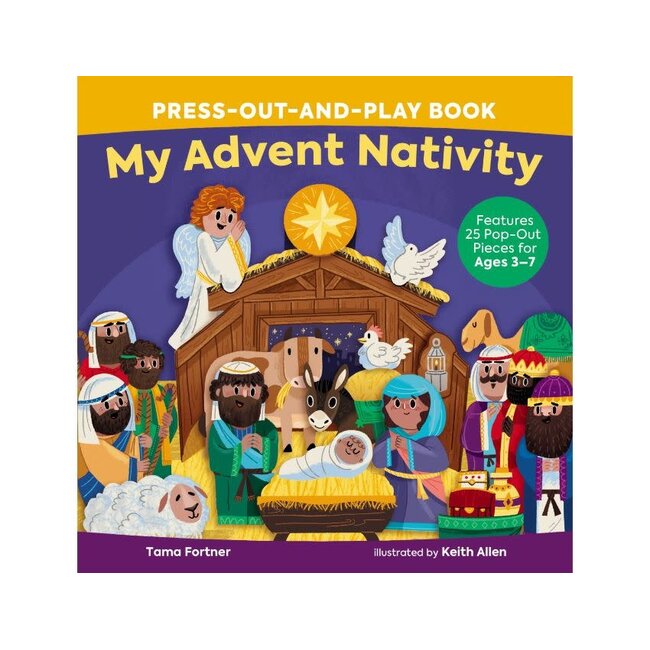 My Advent Nativity Press-Out-and-Play Book