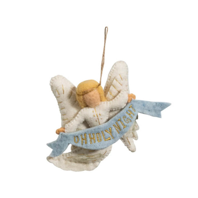Oh Holy Night - Felt Angel Ornament