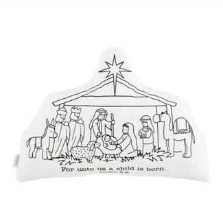 Nativity Doodle Pillow Set