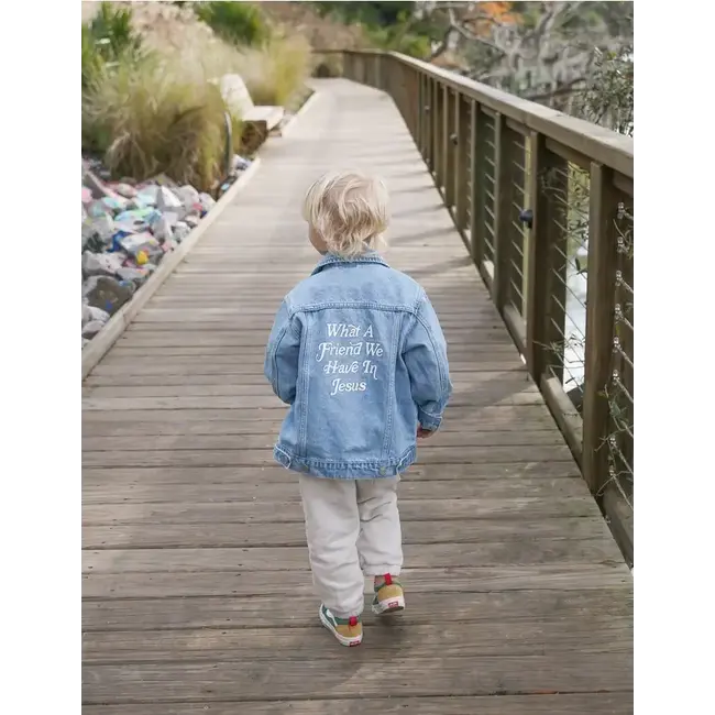 What A Friend in Jesus Kids Denim Jacket -