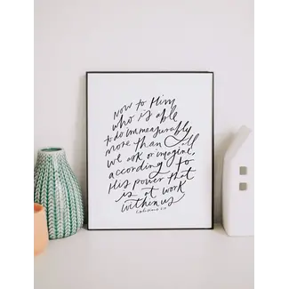 Print: Now To Him Who Is Able...