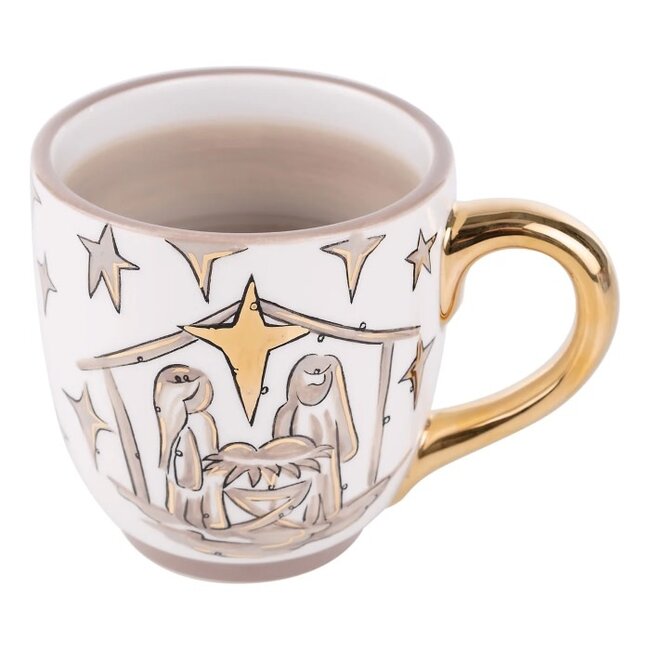 Gold Star Oh Holy Night Mug