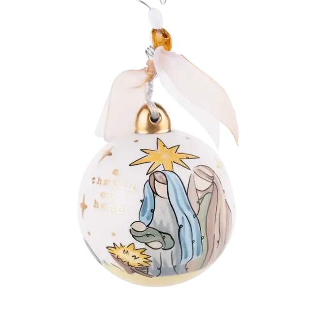 Gold Star Thrill of Hope Ornament