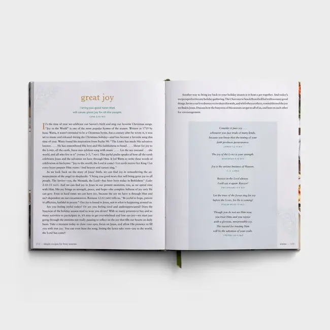 Simple Recipes for Busy Seasons: Devotional Cookbook