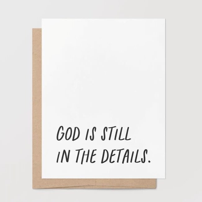 Encouragement – God in the Details Greeting Card