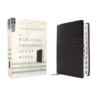 NIV, Biblical Theology Study Bible (Trace the Themes of Scripture), Leathersoft, Black, Thumb Indexed, Comfort Print NIV, Biblical Theology Study Bible (Trace the Themes of Scripture), Leathersoft, Black, Thumb Indexed, Comfort Print