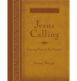 Sarah Young Jesus Calling Large Print - Brown Leather