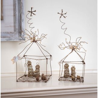 8" Vintage Nativity, Small