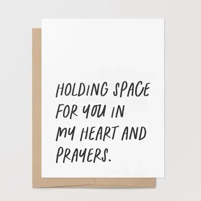 Holding Space For You Greeting Card
