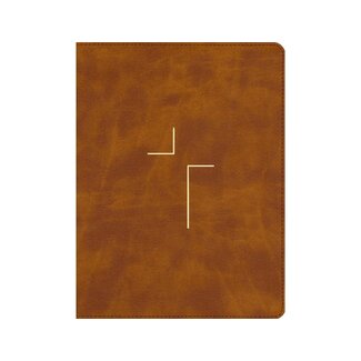 The Jesus Bible, ESV Edition, Leathersoft, Tan