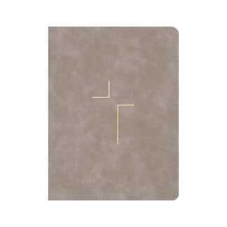 The Jesus Bible, NIV Edition, Leathersoft, Stone, Comfort Print