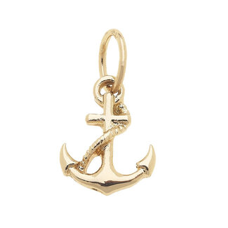 Anchor Charm in Shiny Gold