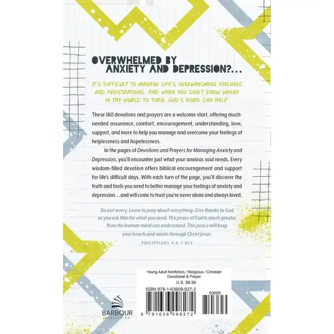 Devotions and Prayers For Managing Anxiety and Depression